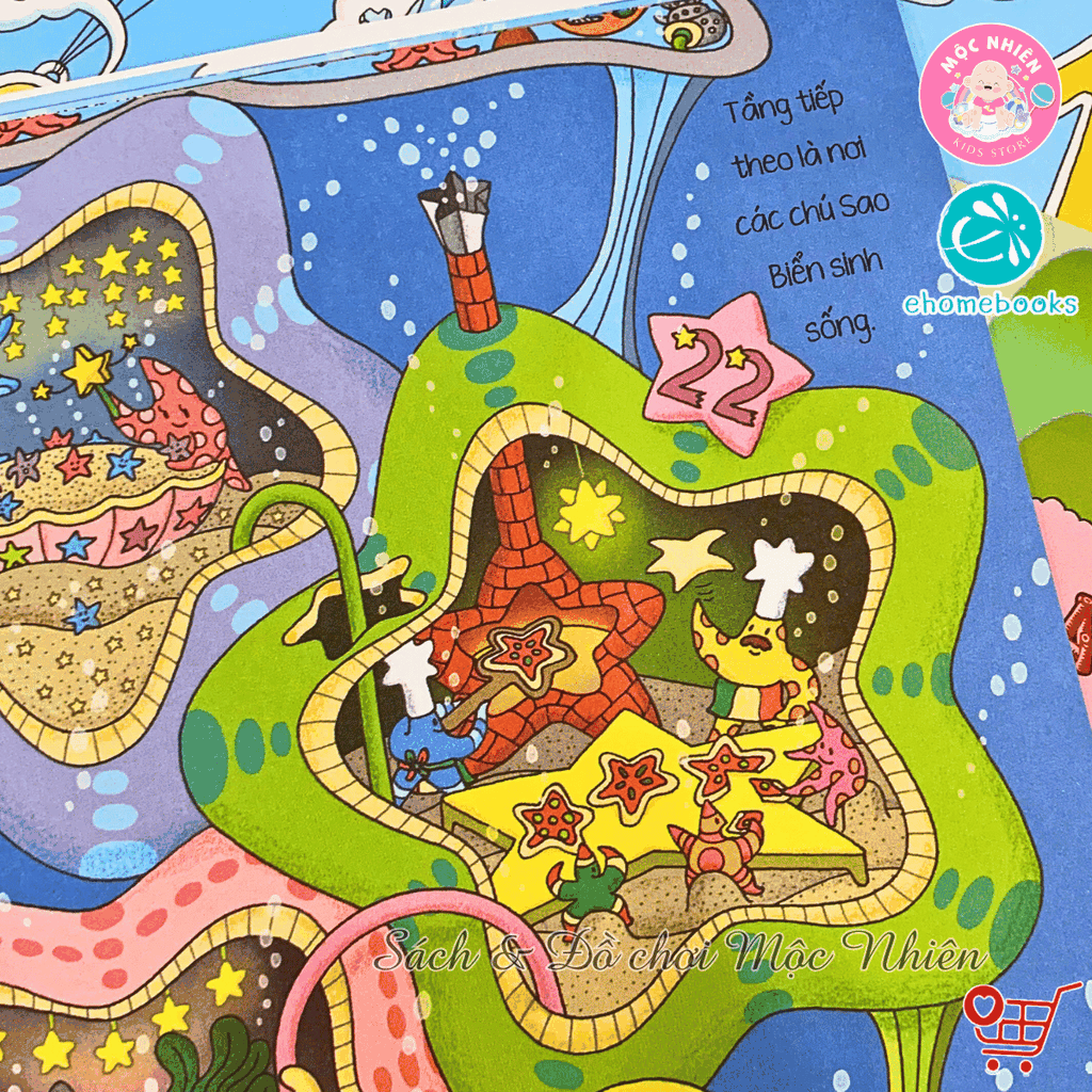 Combo 06 cuốn Sách ehon - Tòa nhà 100 tầng (Dành cho bé từ 3-8 tuổi) - Ehomebooks