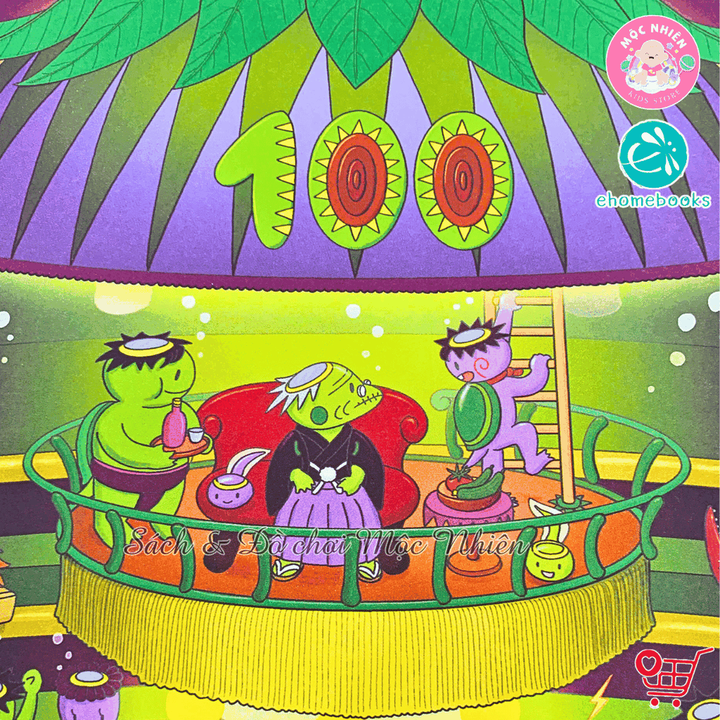 Combo 06 cuốn Sách ehon - Tòa nhà 100 tầng (Dành cho bé từ 3-8 tuổi) - Ehomebooks