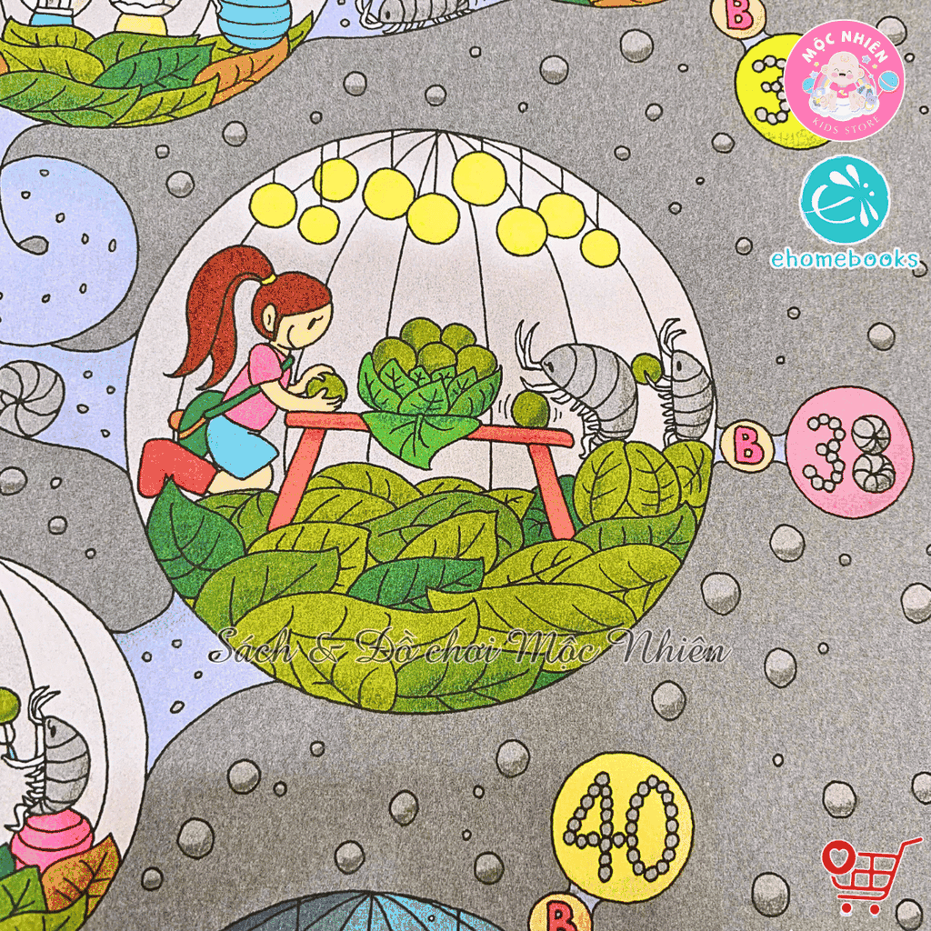 Sách ehon - Tòa nhà 100 tầng (Dành cho bé từ 3-8 tuổi) - Ehomebooks