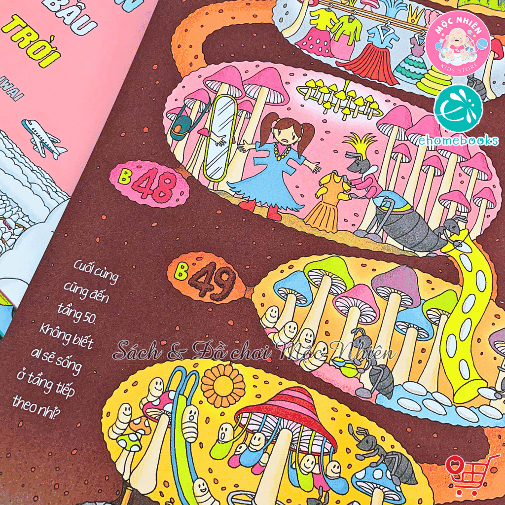 Combo 06 cuốn Sách ehon - Tòa nhà 100 tầng (Dành cho bé từ 3-8 tuổi) - Ehomebooks