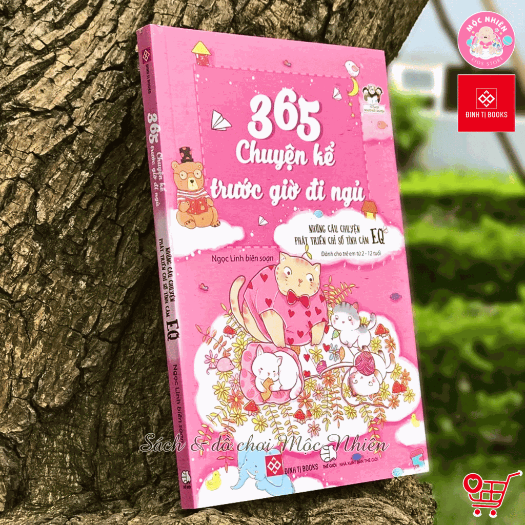 Sách - 365 chuyện kể trước giờ đi ngủ - Những câu chuyện phát triển chỉ số IQ và EQ cho trẻ từ 2-12 tuổi - Đinh Tị Books