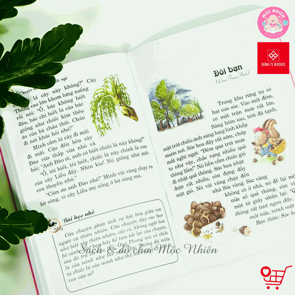 Sách - 365 chuyện kể trước giờ đi ngủ - Những câu chuyện phát triển chỉ số IQ và EQ cho trẻ từ 2-12 tuổi - Đinh Tị Books