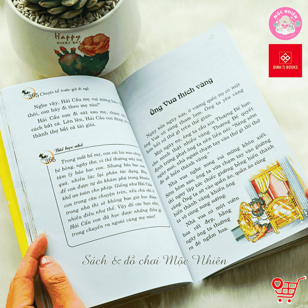 Combo 04 cuốn Sách - 365 chuyện kể trước giờ đi ngủ - Những câu chuyện phát triển chỉ số IQ và EQ cho trẻ từ 2-12 tuổi - Đinh Tị Books