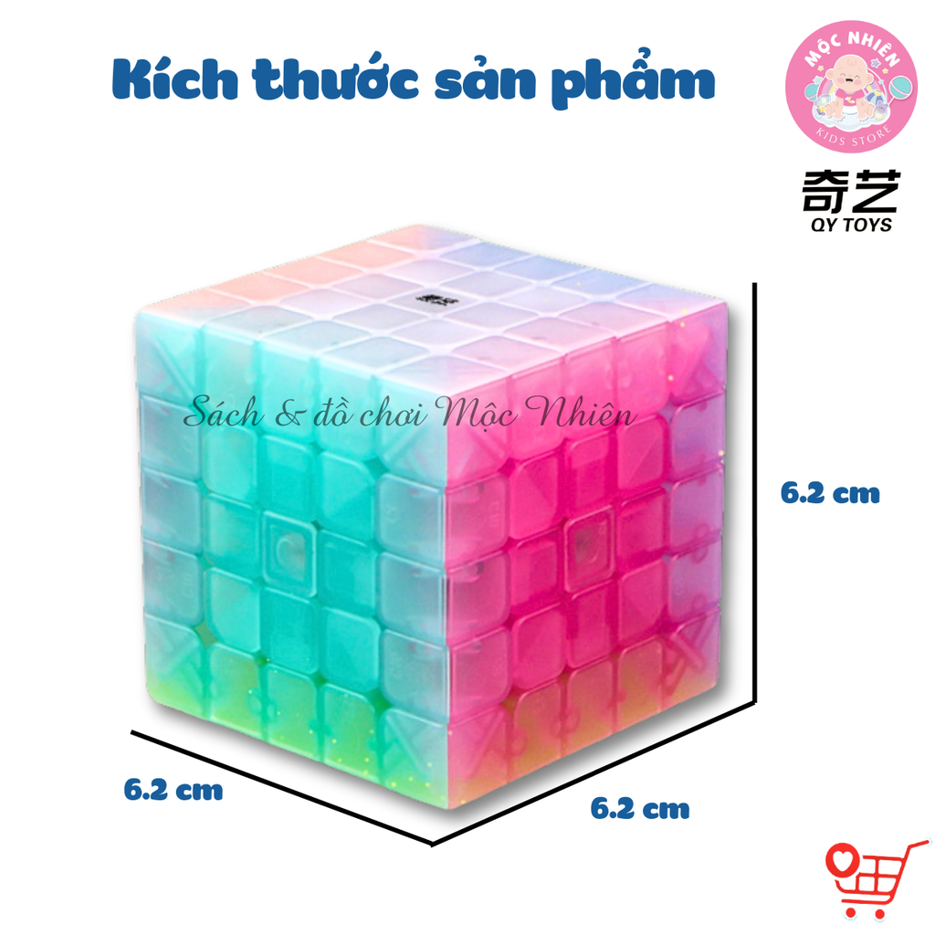 Đồ chơi trí tuệ Rubik Qiyi QY TOYS – Phiên bản Jelly Cube ( 2x2 3x3 4x4 5x5 Pyraminx Skewb Mastermorphix Ivy )