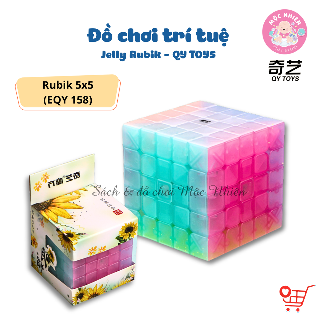 Đồ chơi trí tuệ Rubik Qiyi QY TOYS – Phiên bản Jelly Cube ( 2x2 3x3 4x4 5x5 Pyraminx Skewb Mastermorphix Ivy )