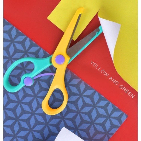 Kéo Cắt Thủ Công An Toàn Cho Bé (1 cái) - Chính Hãng Mideer