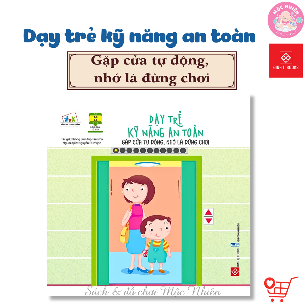 Combo 07 cuốn Sách - Dạy trẻ kỹ năng an toàn - Đinh Tị Books