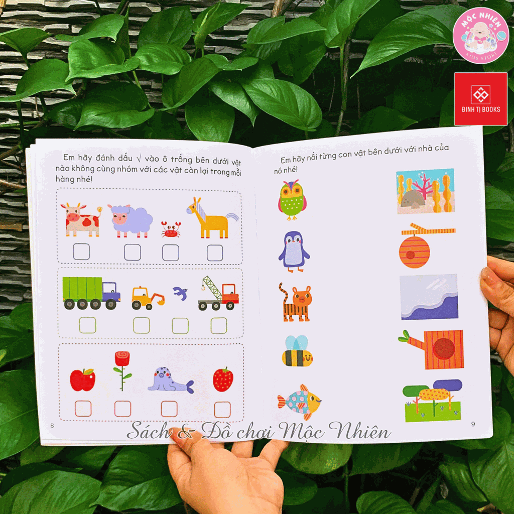 Combo 04 cuốn sách - 30++ hoạt động rèn luyện kỹ năng tư duy cho trẻ - Đinh Tị Books