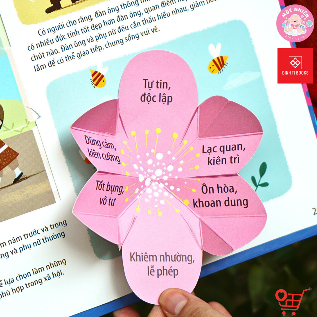 Sách - Bách khoa kỹ năng sống đa tương tác - Những bài học về giới tính giúp con trưởng thành khoẻ mạnh - Đinh Tị Books