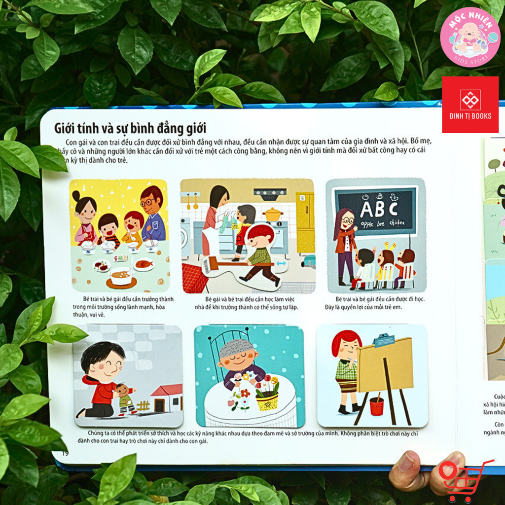 Sách - Bách khoa kỹ năng sống đa tương tác - Những bài học về giới tính giúp con trưởng thành khoẻ mạnh - Đinh Tị Books