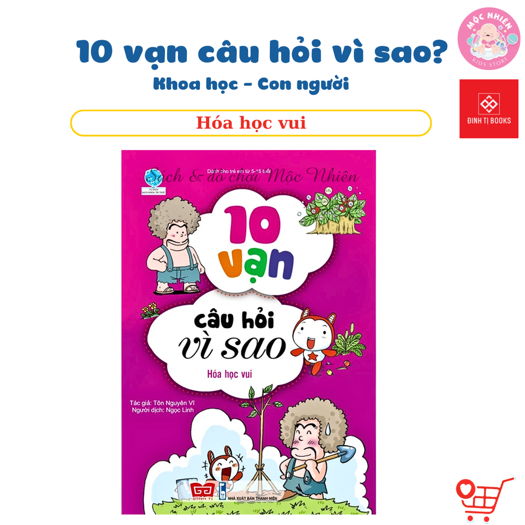 Combo 05 quyển Sách 10 vạn câu hỏi vì sao - Khoa học - Con người - Đinh Tị Books