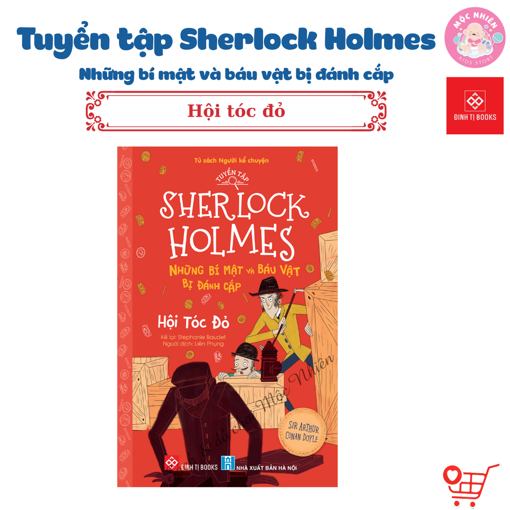 Sách - Tuyển tập Sherlock Holmes - Những bí mật và báu vật bị đánh cắp (10 tập) - Đinh Tị Books