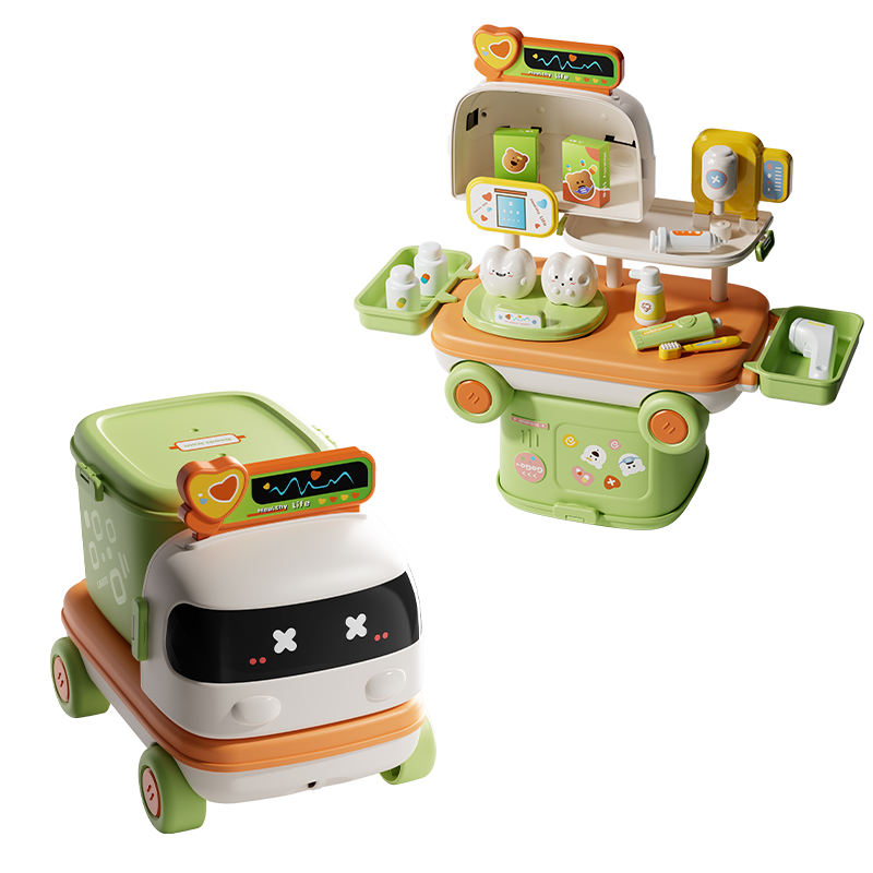 Bộ đồ chơi nhập vai Xe lưu động cho trẻ từ 3 tuổi - Chất liệu nhựa ABS cao cấp - Toys&Joys