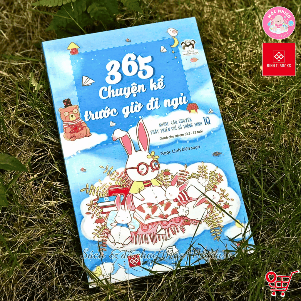 Sách - 365 chuyện kể trước giờ đi ngủ - Những câu chuyện phát triển chỉ số IQ và EQ cho trẻ từ 2-12 tuổi - Đinh Tị Books