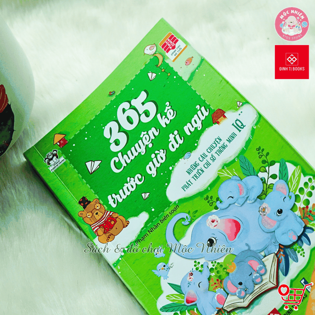 Sách - 365 chuyện kể trước giờ đi ngủ - Những câu chuyện phát triển chỉ số IQ và EQ cho trẻ từ 2-12 tuổi - Đinh Tị Books
