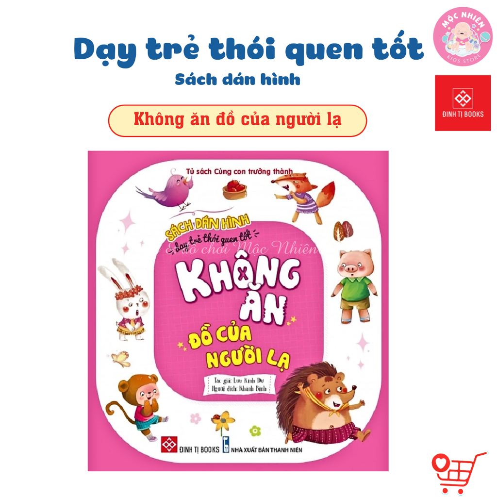 Combo 06 cuốn Sách Dán hình - Dạy trẻ thói quen tốt - Đinh Tị Books