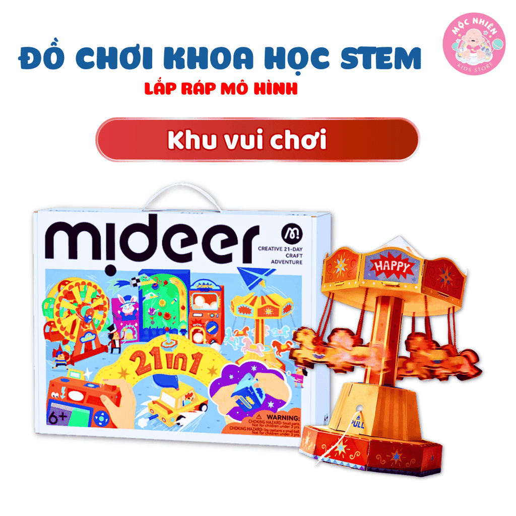 Đồ chơi khoa học lắp ráp mô hình thủ công STEM MIDEER Hands-on Box (cho bé từ 6 tuổi)
