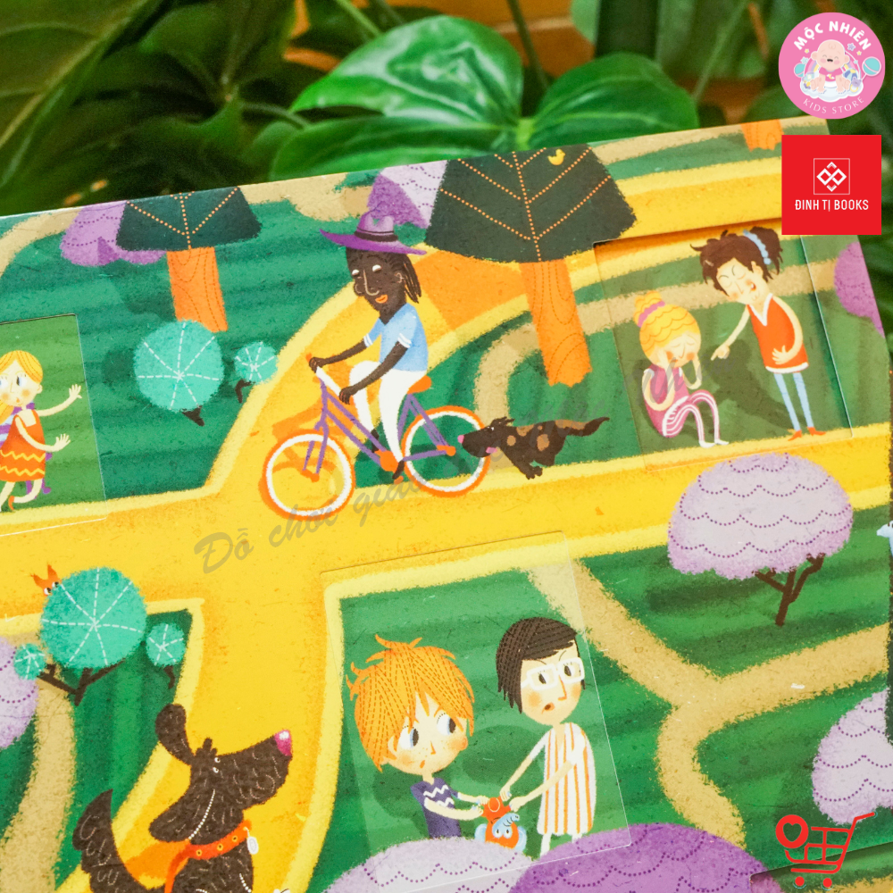 Sách tương tác - Rèn luyện kỹ năng đầu đời cho trẻ - 30 câu trắc nghiệm - Đinh Tị Books