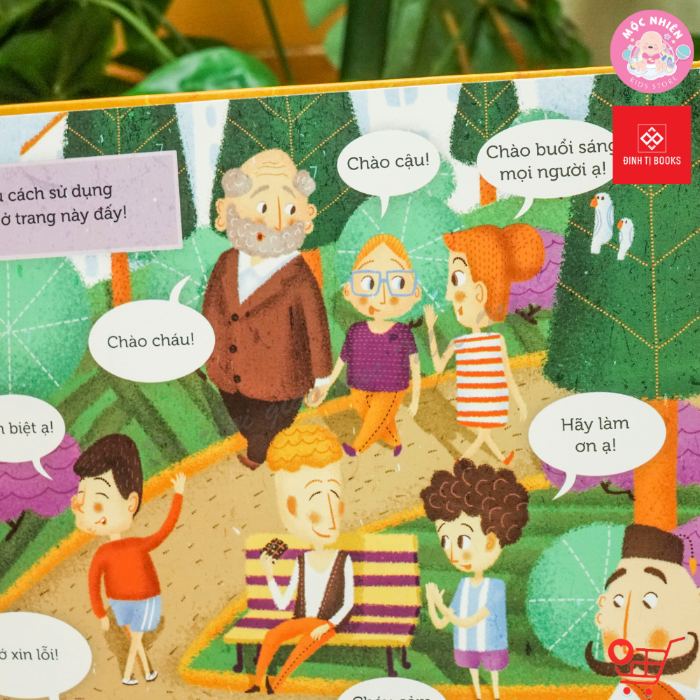 Sách tương tác - Rèn luyện kỹ năng đầu đời cho trẻ - 30 câu trắc nghiệm - Đinh Tị Books