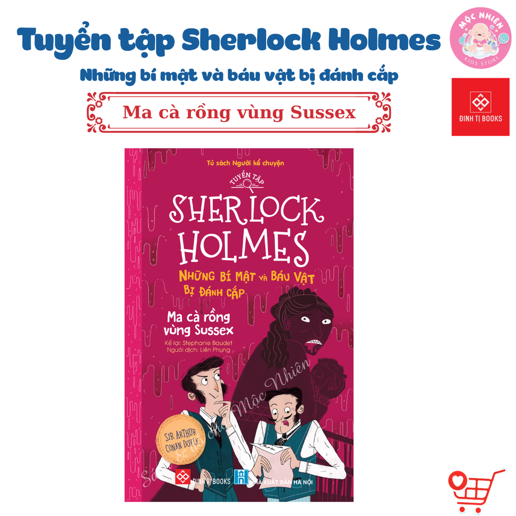 Sách - Tuyển tập Sherlock Holmes - Những bí mật và báu vật bị đánh cắp (10 tập) - Đinh Tị Books