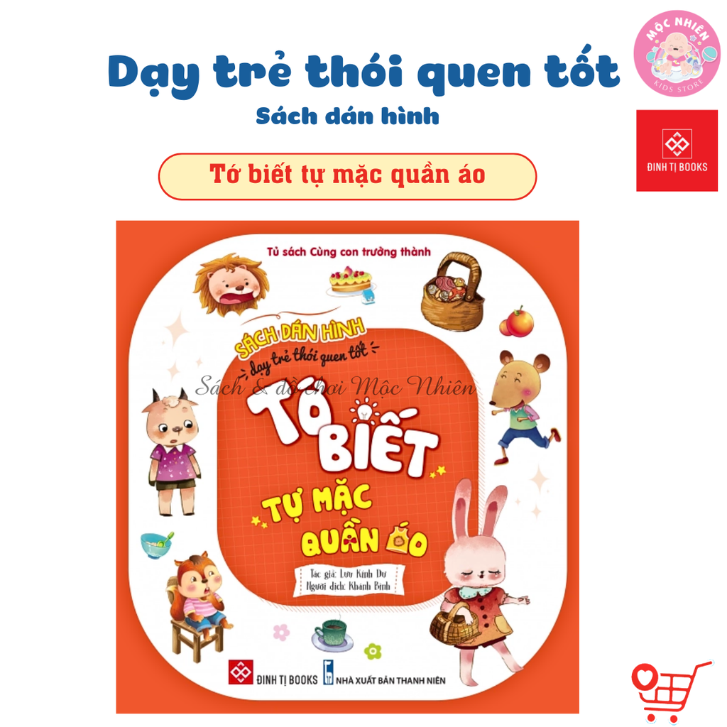 Sách dán hình - Dạy trẻ thói quen tốt - Đinh Tị Books