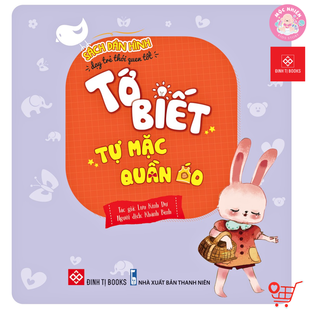 Combo 06 cuốn Sách Dán hình - Dạy trẻ thói quen tốt - Đinh Tị Books