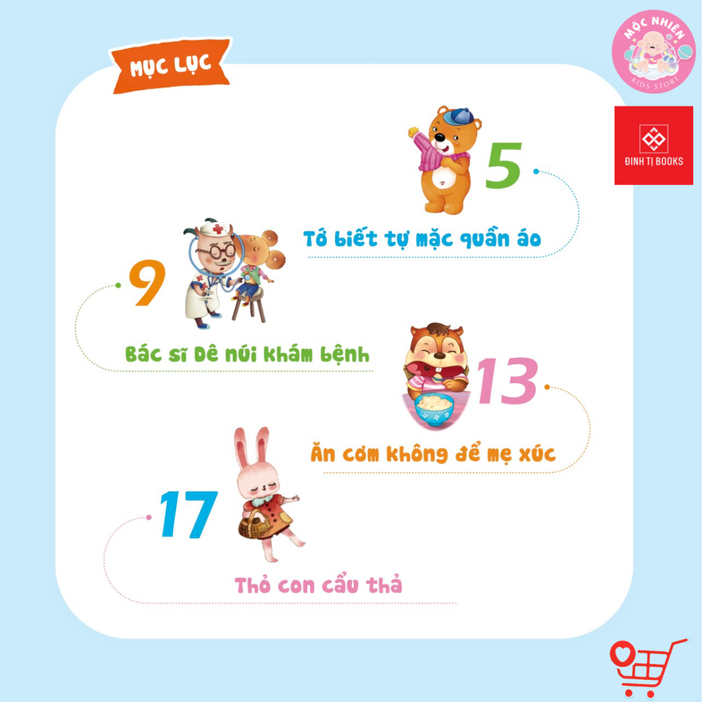 Sách dán hình - Dạy trẻ thói quen tốt - Đinh Tị Books