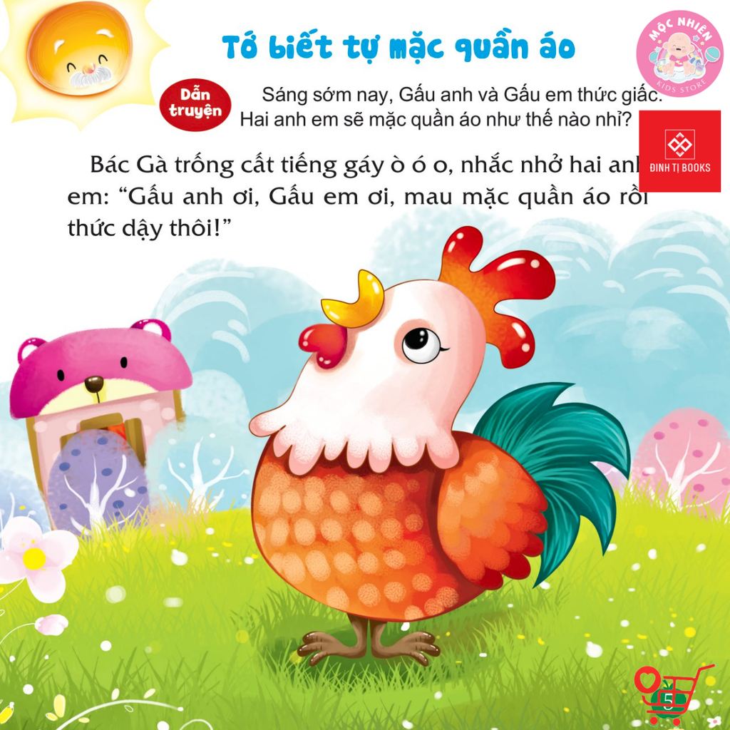 Sách dán hình - Dạy trẻ thói quen tốt - Đinh Tị Books