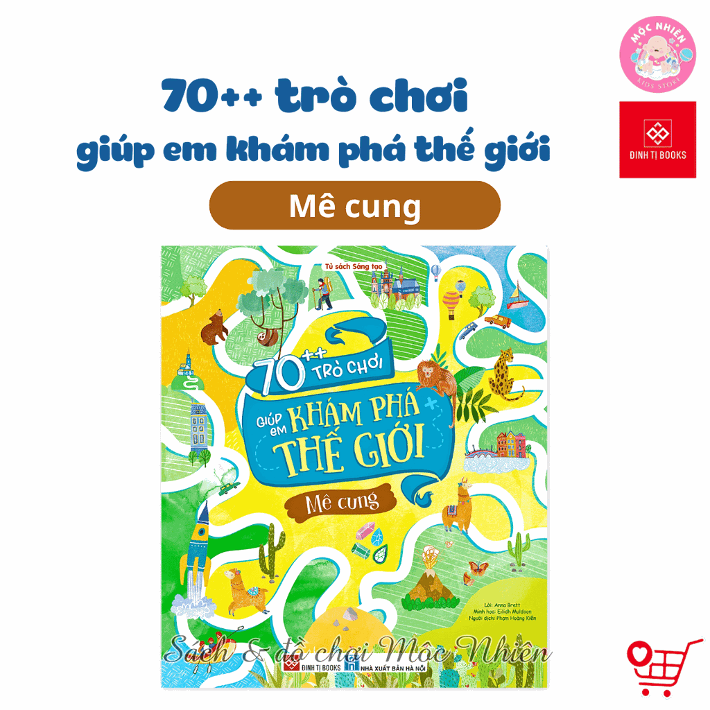 Combo 3 quyển Sách - 70++ trò chơi giúp em khám phá thế giới - Đinh Tị Books