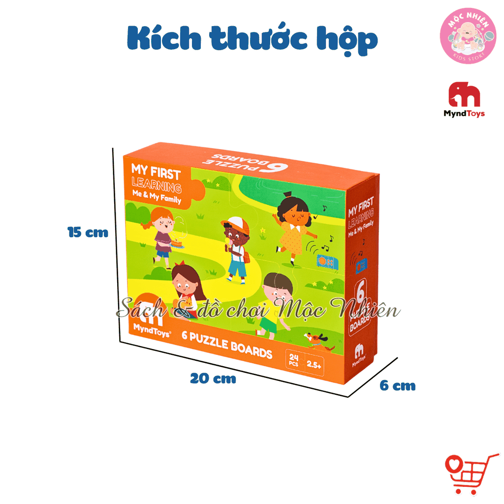 Đồ Chơi Xếp Hình Myndtoys My First Learning - Me & My Family Dành Cho Bé Trên 2.5 Tuổi