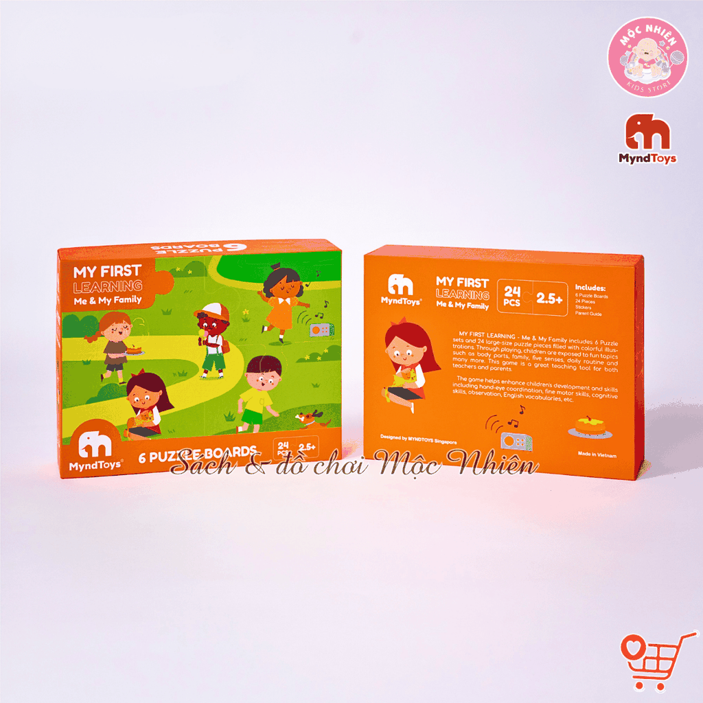 Đồ Chơi Xếp Hình Myndtoys My First Learning - Me & My Family Dành Cho Bé Trên 2.5 Tuổi