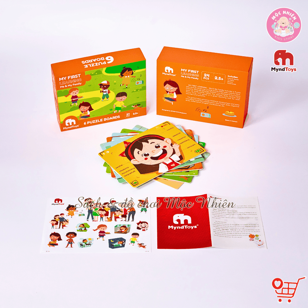 Đồ Chơi Xếp Hình Myndtoys My First Learning - Me & My Family Dành Cho Bé Trên 2.5 Tuổi