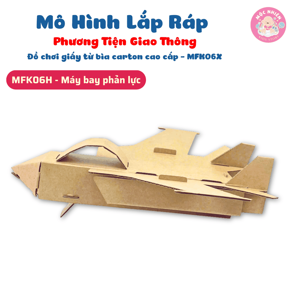 Đồ chơi giấy từ bìa carton cao cấp - Mô hình lắp ráp phương tiện giao thông (Nhiều mẫu) - MAGIX