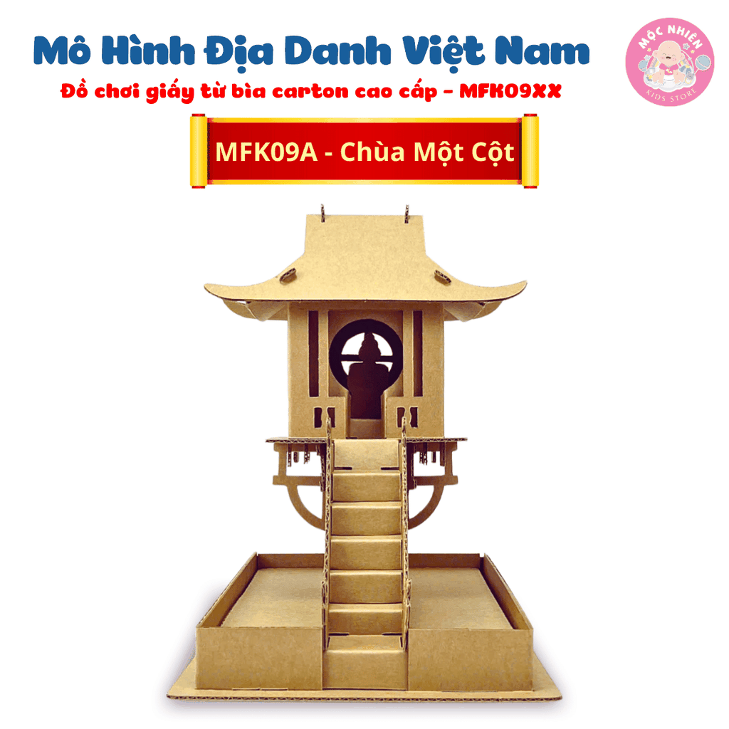 Đồ chơi giấy từ bìa carton cao cấp - Mô hình lắp ráp địa danh Việt Nam (Nhiều mẫu) - Magix