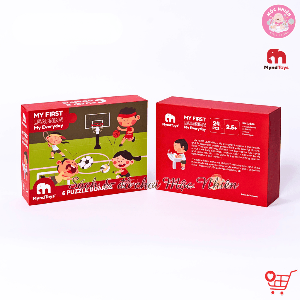 Đồ Chơi Xếp Hình Myndtoys My First Learning - My Every Day Dành Cho Bé Trên 2.5 Tuổi