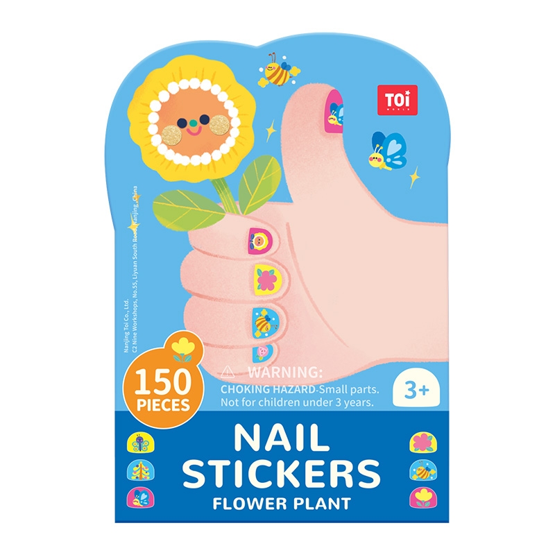 Đồ Chơi Dán Móng Tay 150 chi tiết - Nail Stickers - Thương hiệu TOI