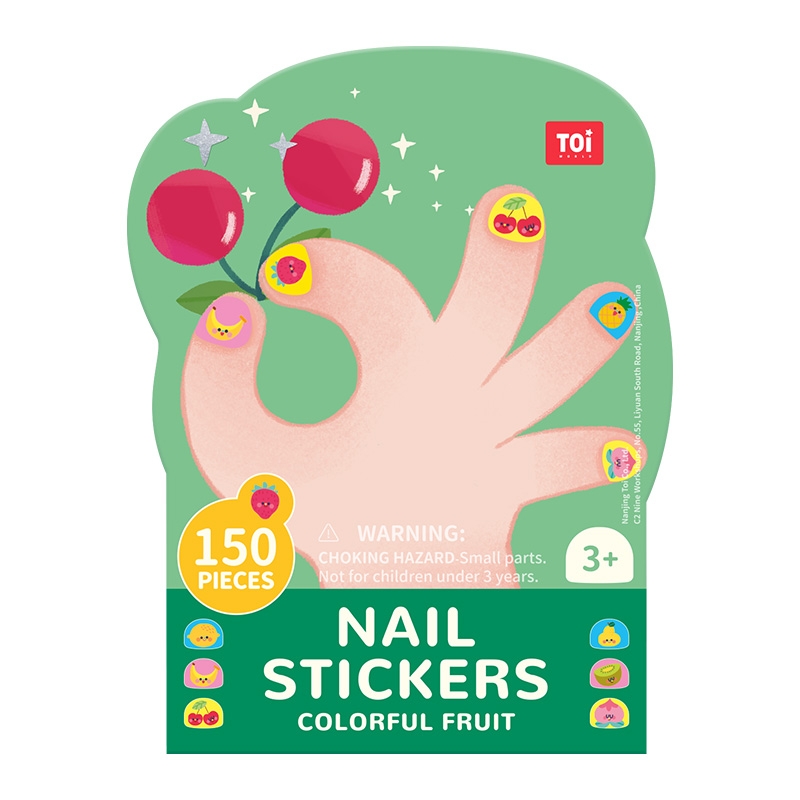 Đồ Chơi Dán Móng Tay 150 chi tiết - Nail Stickers - Thương hiệu TOI