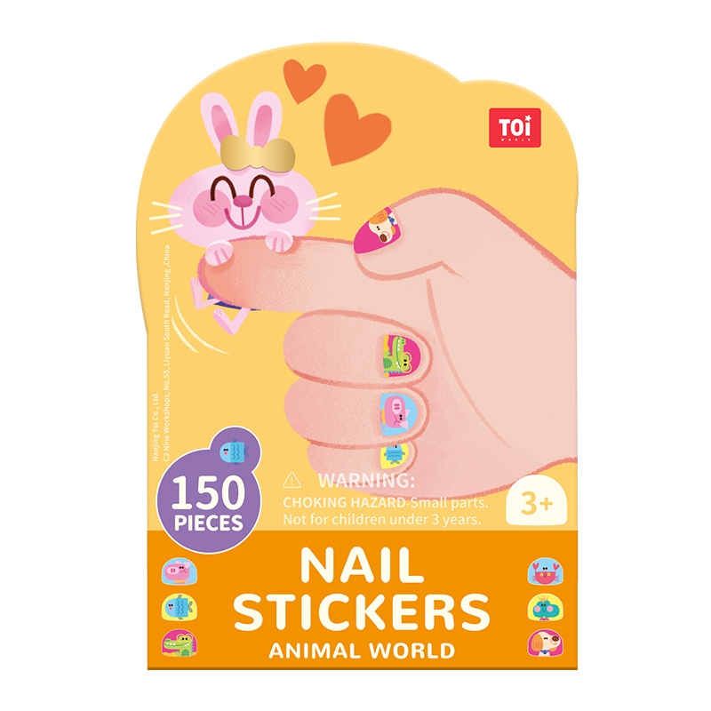Đồ Chơi Dán Móng Tay 150 chi tiết - Nail Stickers - Thương hiệu TOI