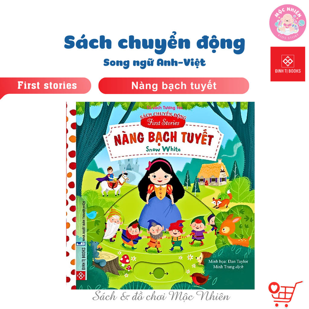 Sách chuyển động - First Stories (tương tác đẩy, trượt, kéo cho trẻ 0 - 6 tuổi) - Đinh Tị Books