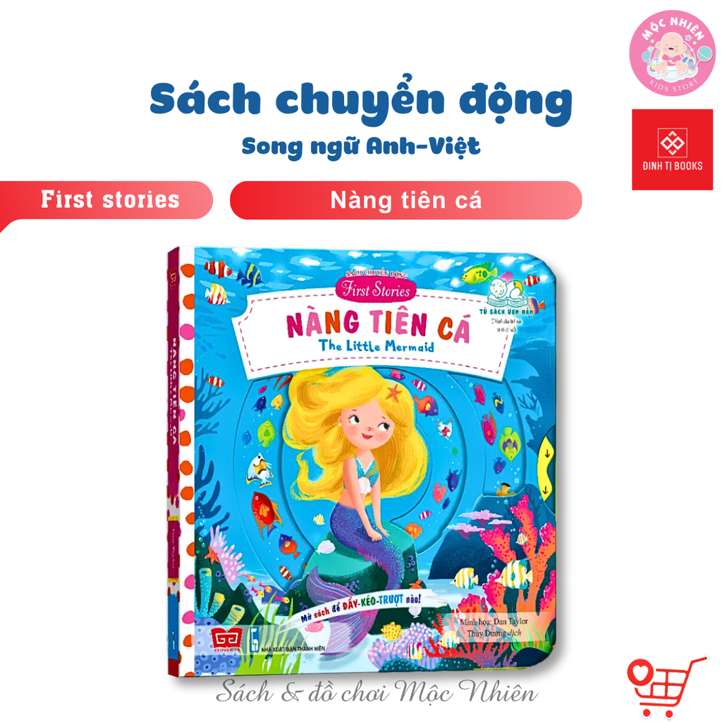 Sách chuyển động - First Stories (tương tác đẩy, trượt, kéo cho trẻ 0 - 6 tuổi) - Đinh Tị Books