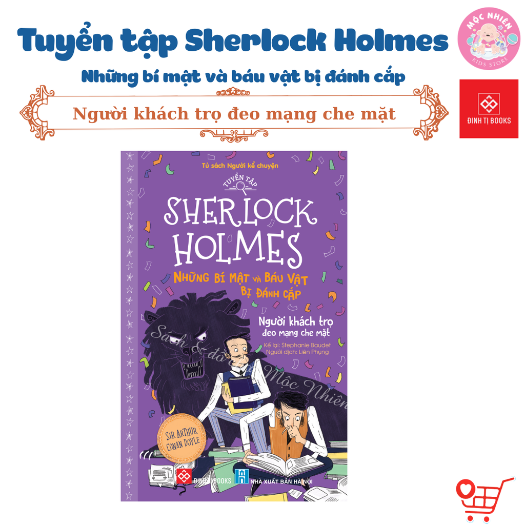 Sách - Tuyển tập Sherlock Holmes - Những bí mật và báu vật bị đánh cắp (10 tập) - Đinh Tị Books