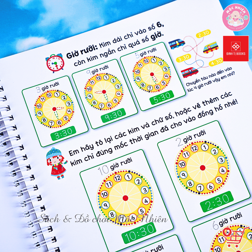 Sách Viết xóa thông minh cho bé từ 4-7 tuổi - Đinh Tị Books