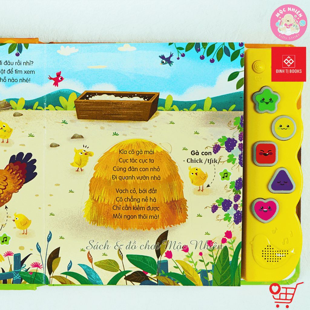 Sách âm thanh - Những loài vật quanh em - Đinh Tị Books
