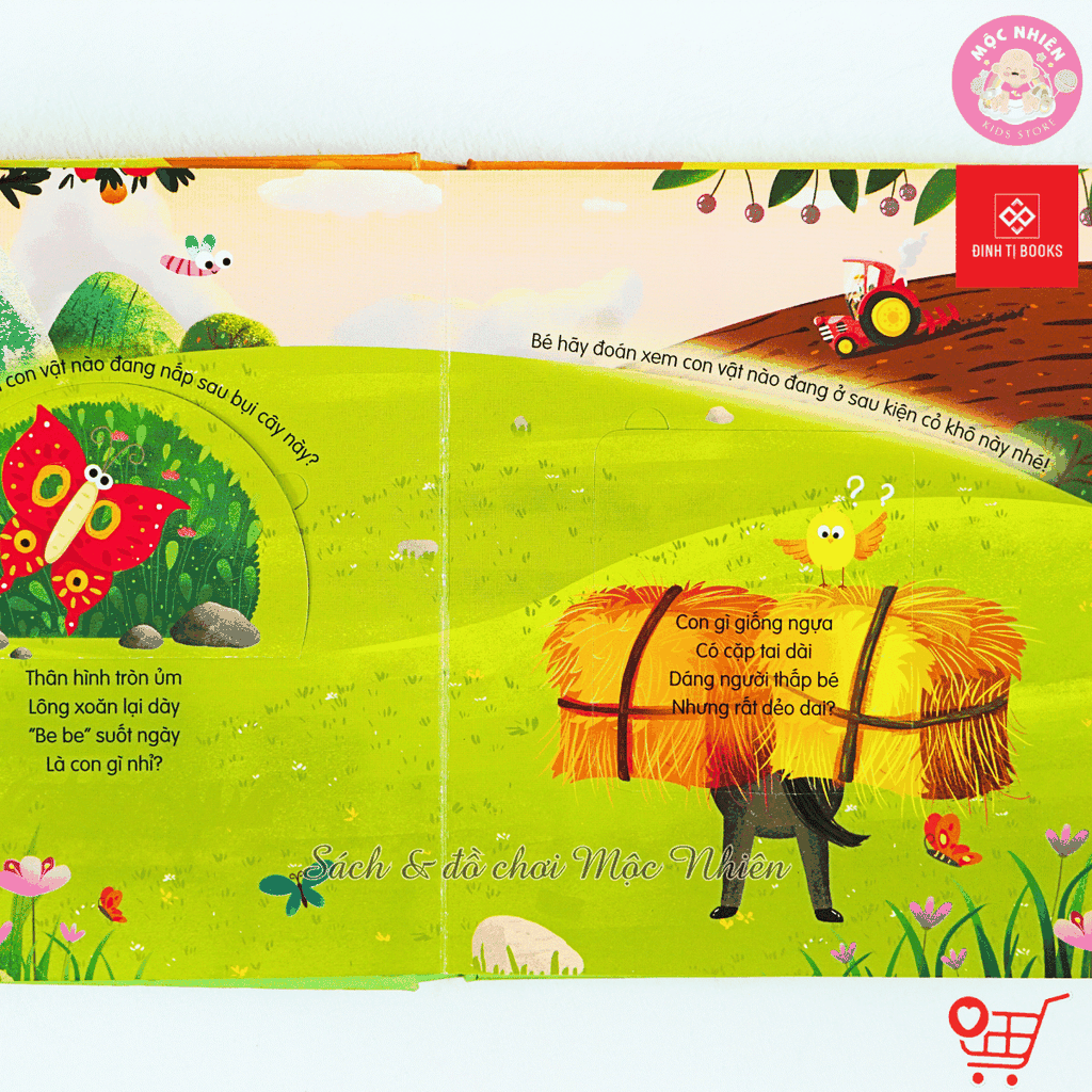 Sách âm thanh - Những loài vật quanh em - Đinh Tị Books