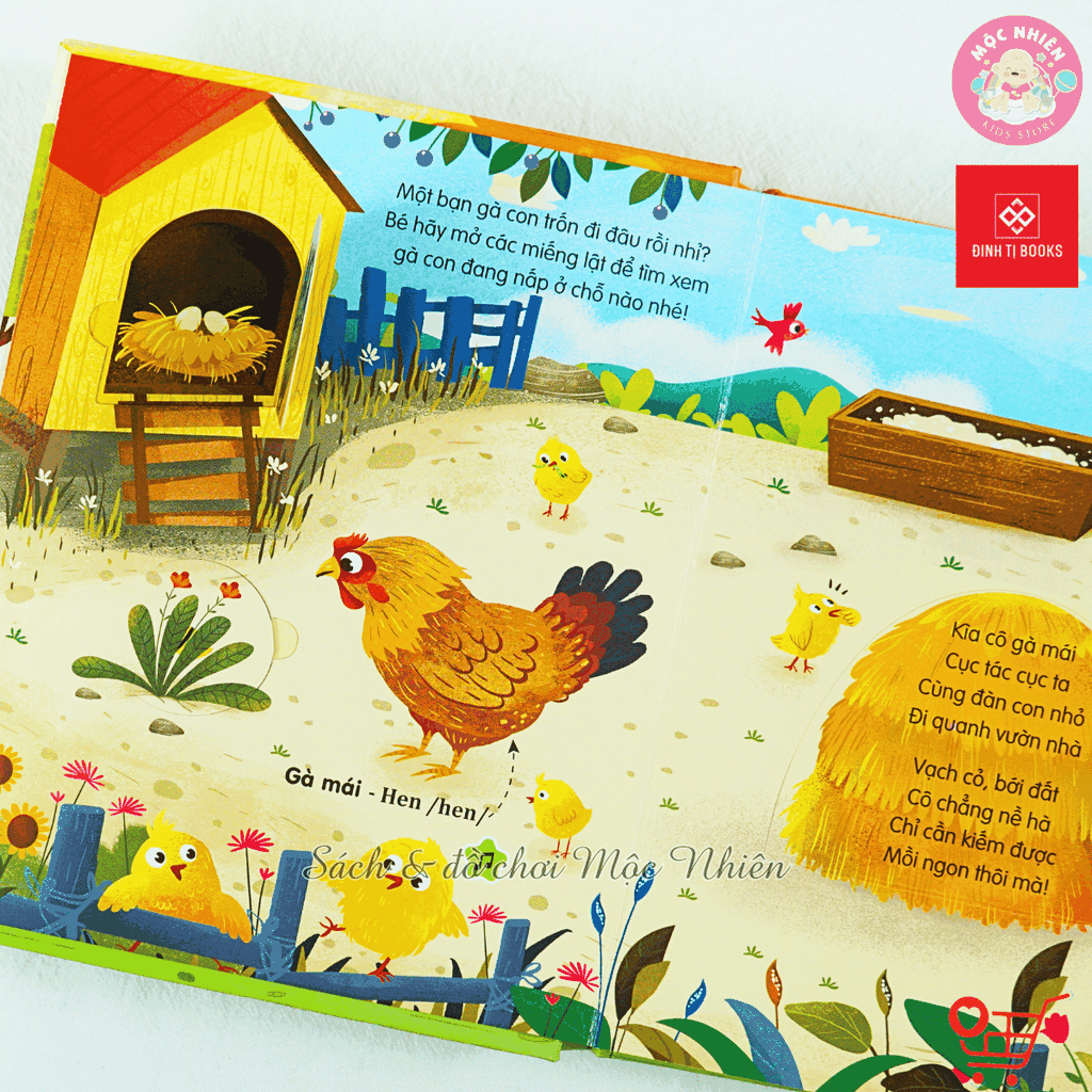 Sách âm thanh - Những loài vật quanh em - Đinh Tị Books