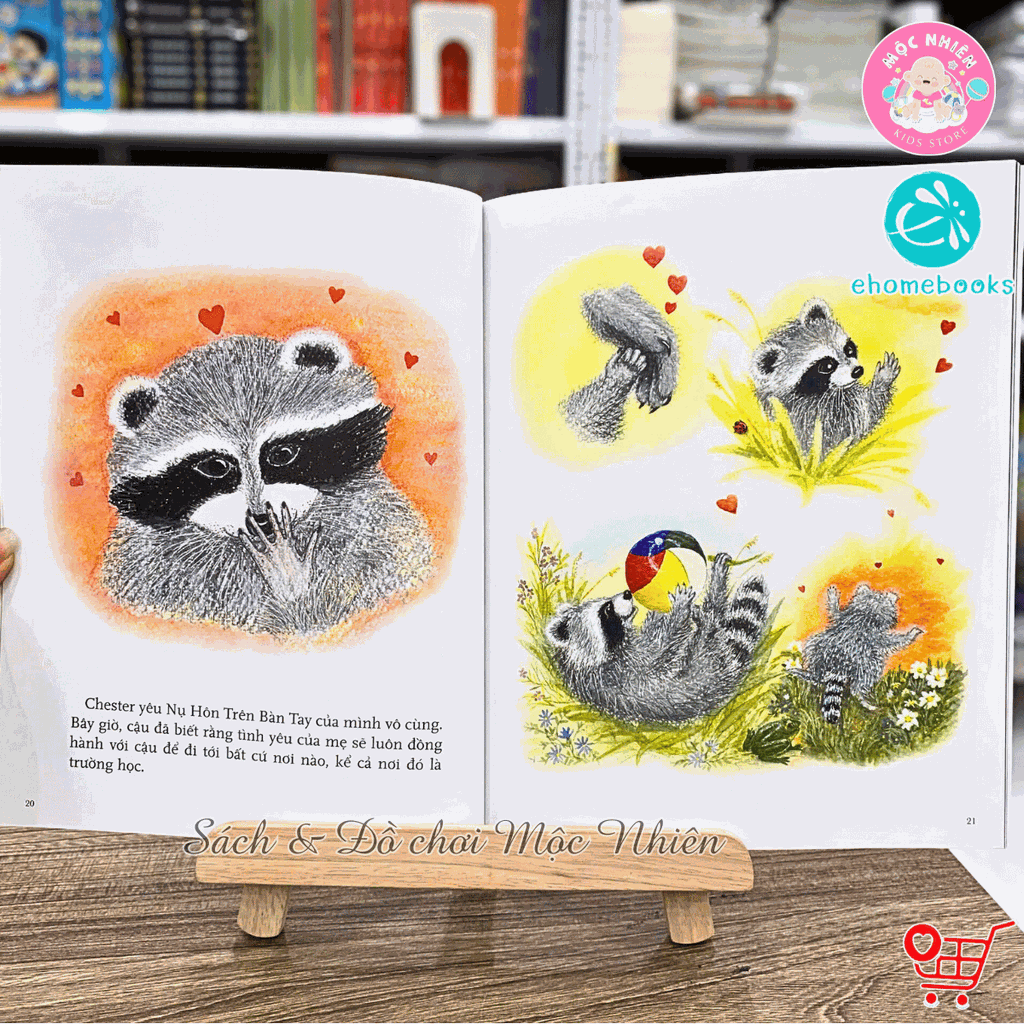 Sách tranh song ngữ - Nụ Hôn Trên Bàn Tay (6 cuốn lẻ tùy chọn) - Ehomebooks