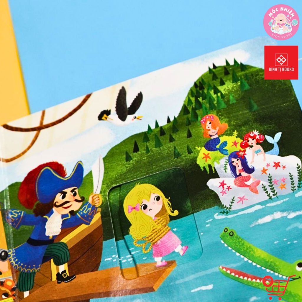 Sách chuyển động - First Stories (tương tác đẩy, trượt, kéo cho trẻ 0 - 6 tuổi) - Đinh Tị Books