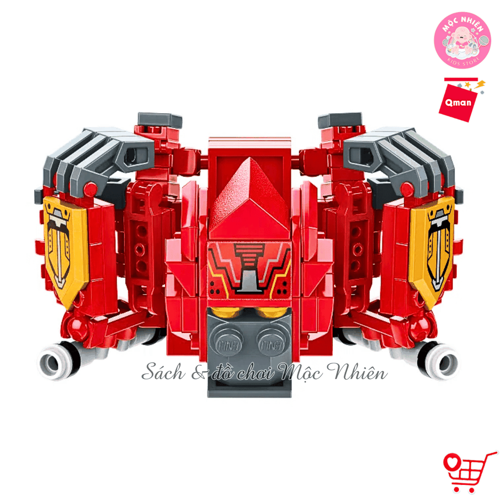 Đồ chơi lắp ráp Qman 41202 - Khỉ con tinh nghịch (121 chi tiết)