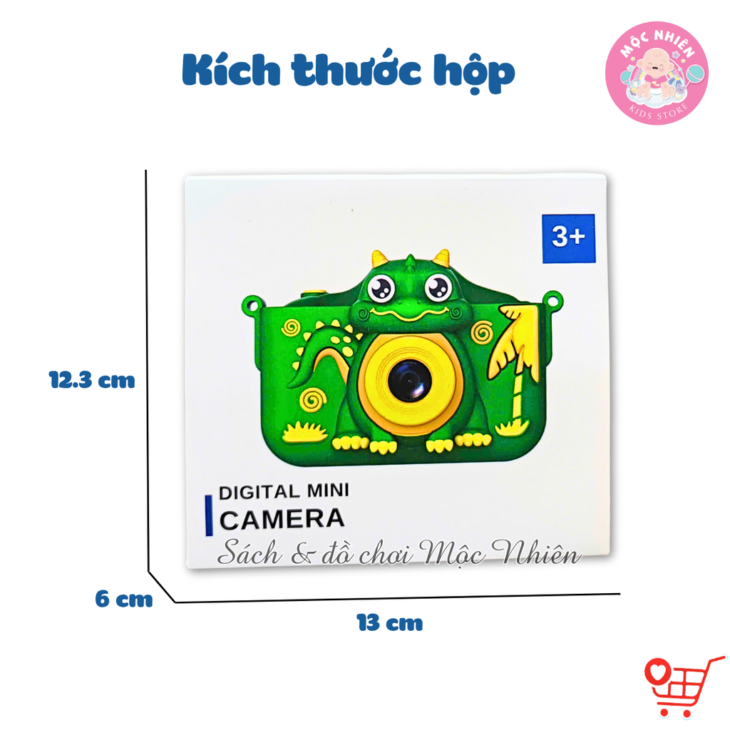 Máy chụp hình Camera - Máy ảnh kỹ thuật số cho bé có tích hợp chơi game (Tặng kèm thẻ nhớ 32GB)