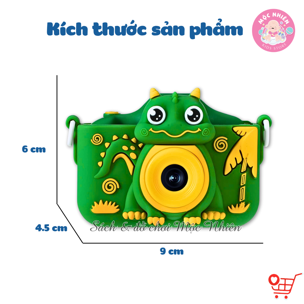 Máy chụp hình Camera - Máy ảnh kỹ thuật số cho bé có tích hợp chơi game (Tặng kèm thẻ nhớ 32GB)